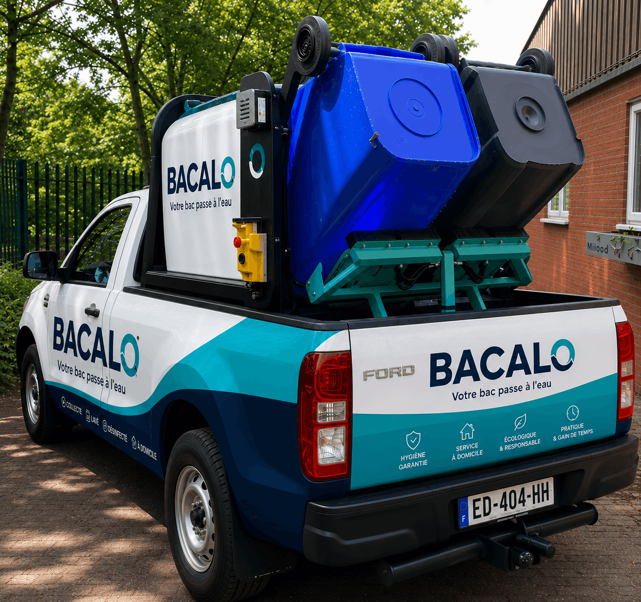 Pick-up BACALO équipé de son unit&é mobile professionnelle